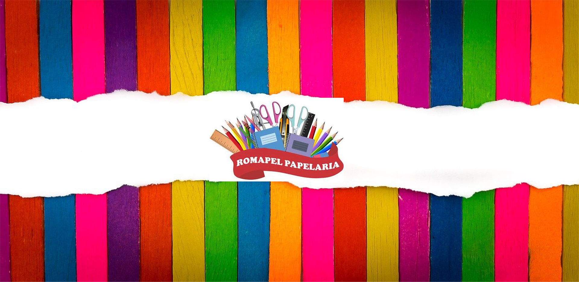 Logo Papelaria Romapel